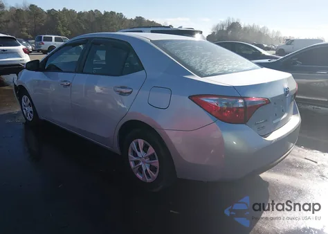2016 Toyota Corolla L z USA, uszkodzony, nr VIN 2T1BURHE5GC572280
